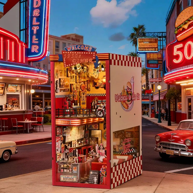 1950s Diner Book Nook Kit