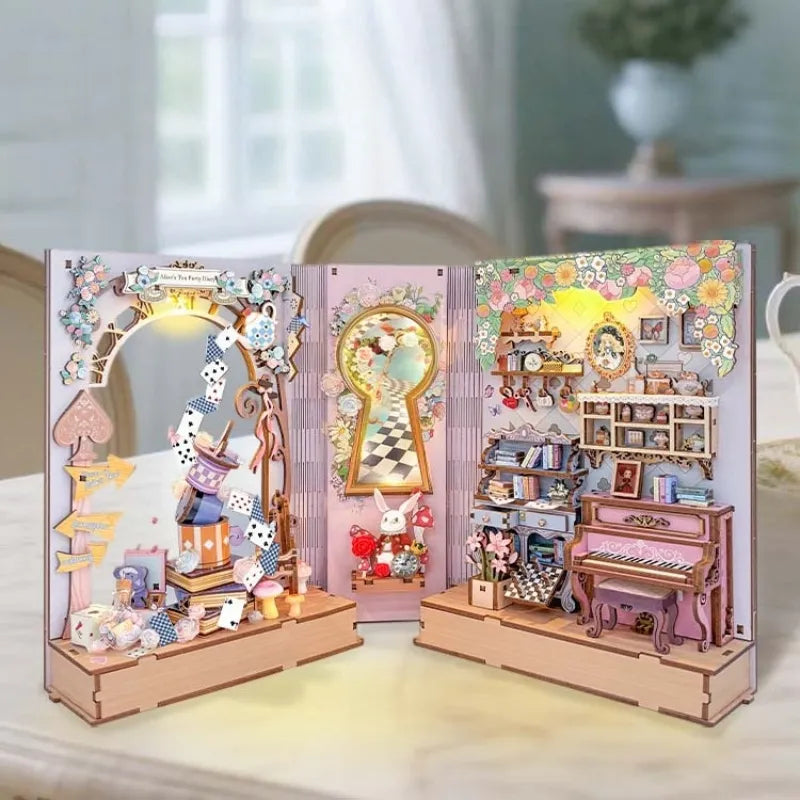 Alice's Tea Party Diary Book Nook Kit