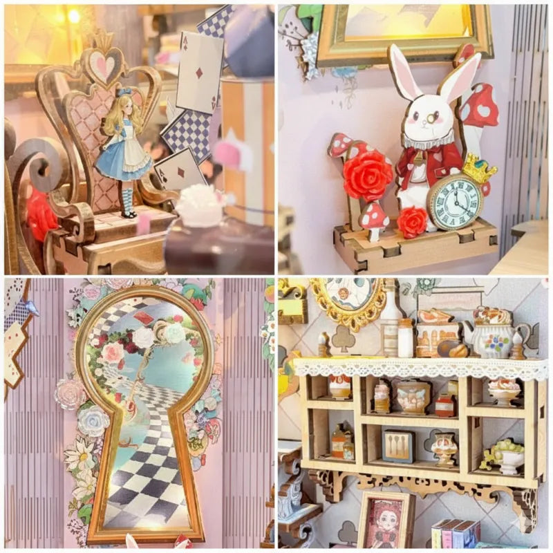Alice's Tea Party Diary Book Nook Kit