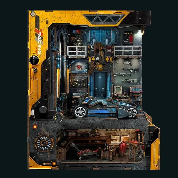 Automobile Workshop Book Nook Kit