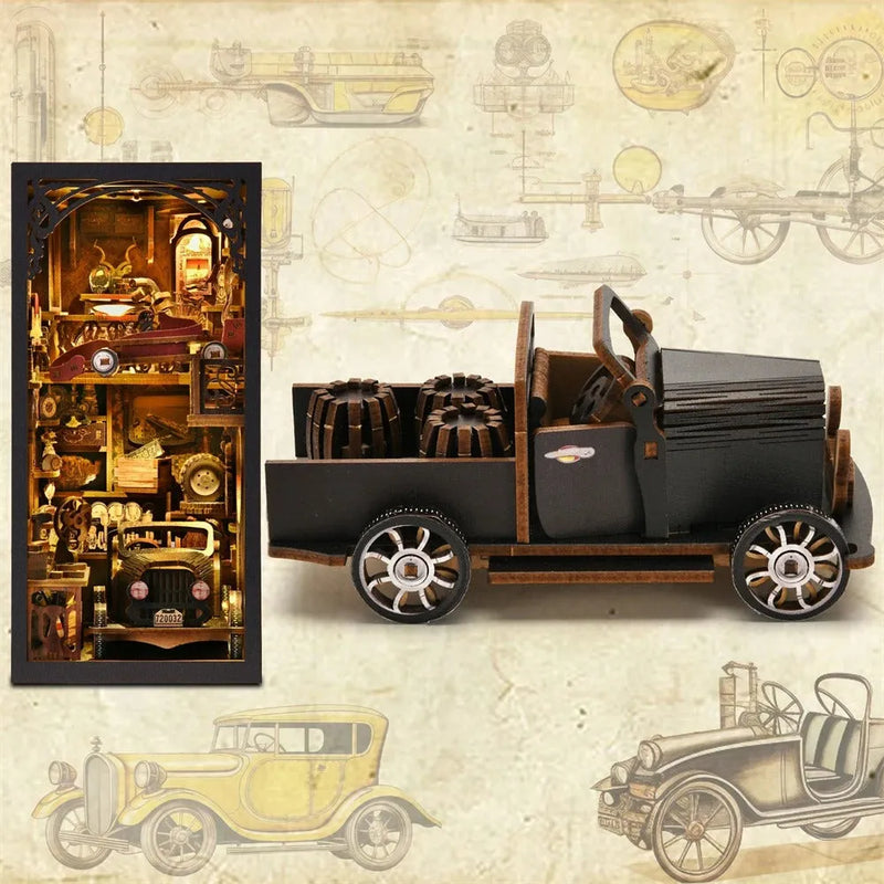 Car Players Book Nook Kit