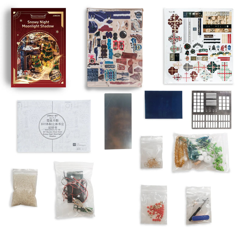 Christmas Snowy Night Book Nook Kit
