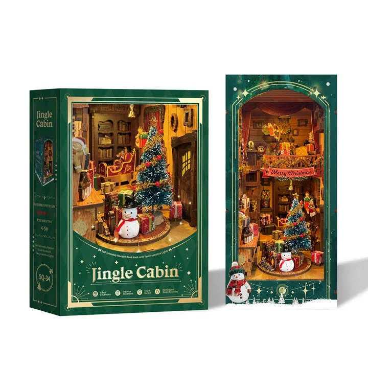 Christmas Jingle Cabin Book Nook Kit