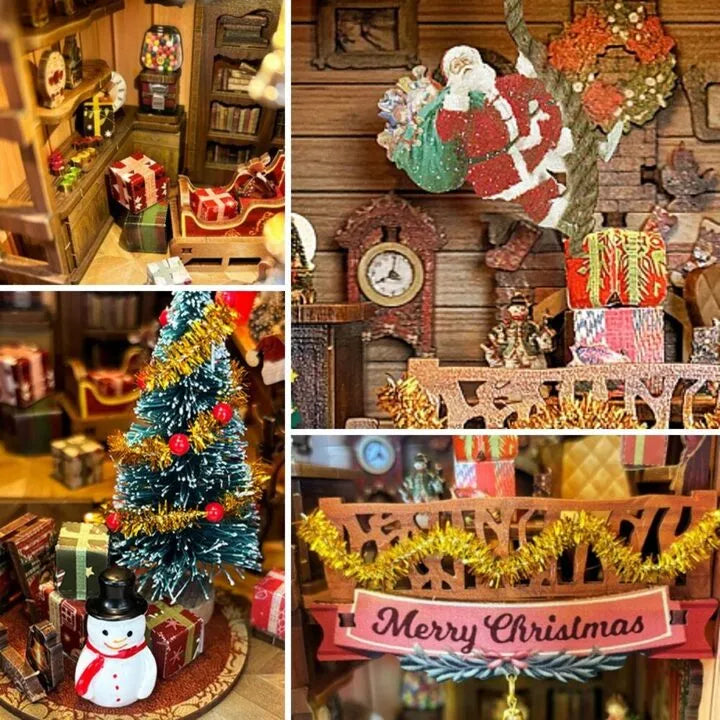 Christmas Jingle Cabin Book Nook Kit