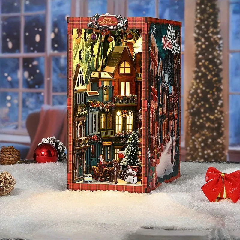 Christmas Street Corner Book Nook Kit