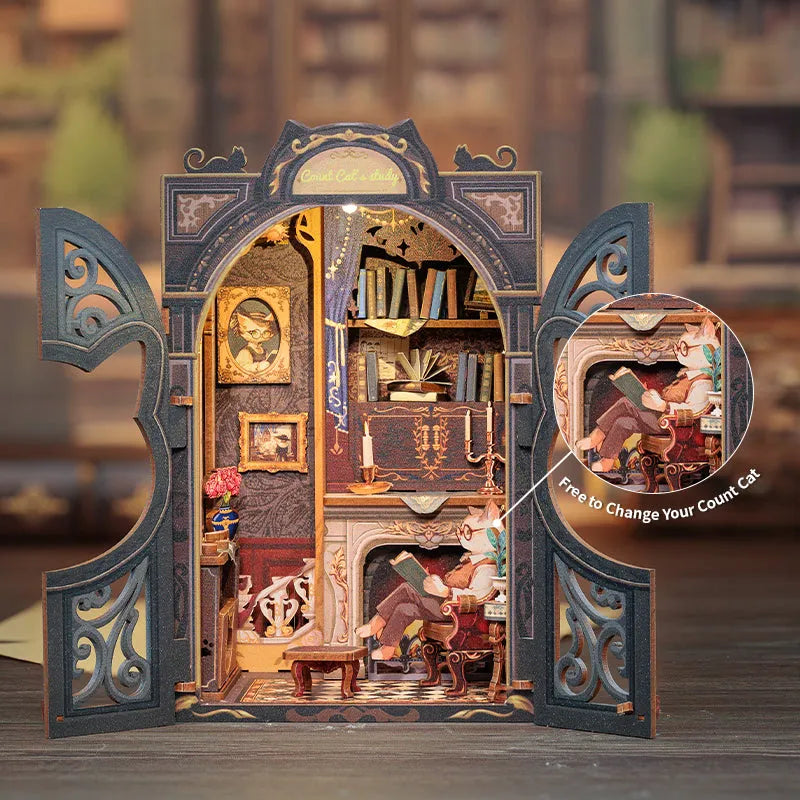 Count Cat's Study Book Nook Kit