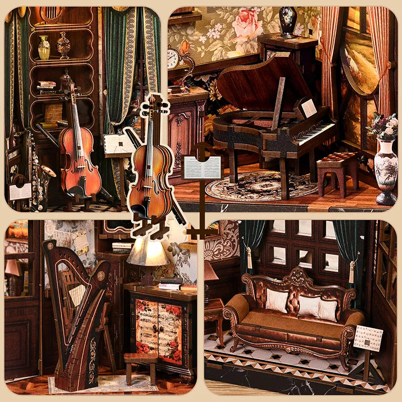 Book Nook - Scatola Musicale Europea