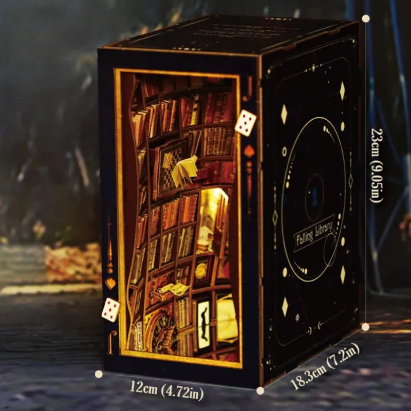 Falling Library Book Nook Kit