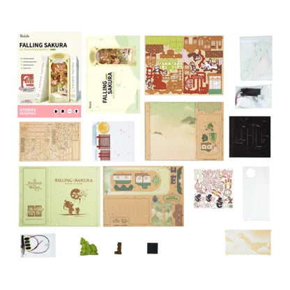 Falling Sakura Book Nook Kit
