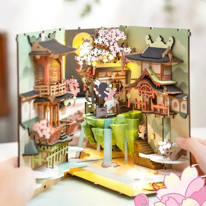 Falling Sakura Book Nook Kit
