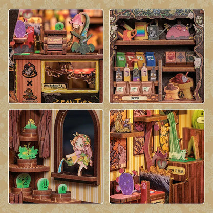 Fantasy Plant Shop Book Nook Kit