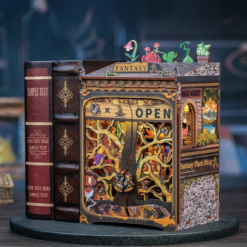 Fantasy Plant Shop Book Nook Kit