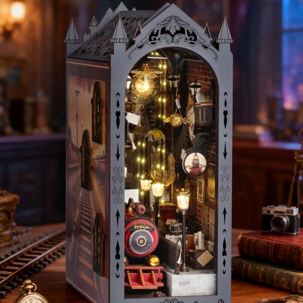 Fantasy Train Platform Book Nook Kit