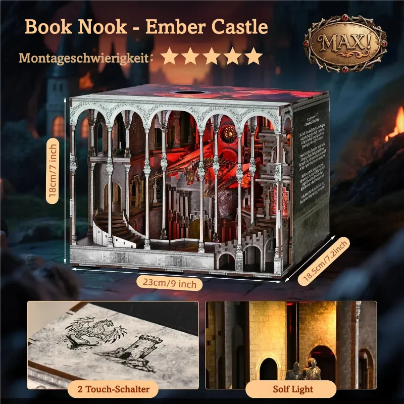 Book Nook Fourth Wing - Zamek Ember
