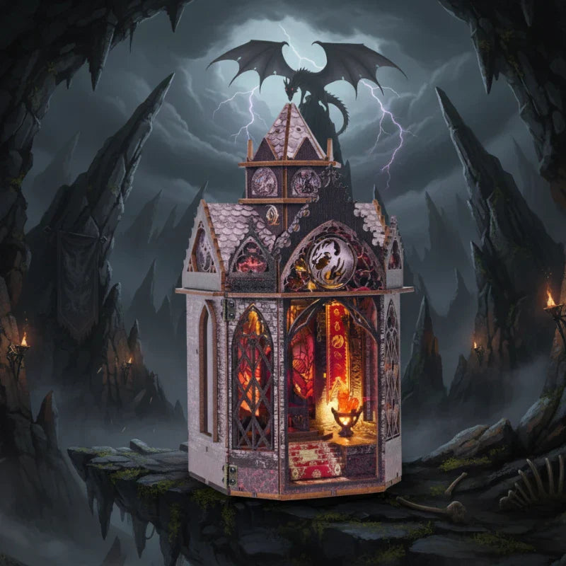 Spire of the Wyrm book nook kit – detail view 12