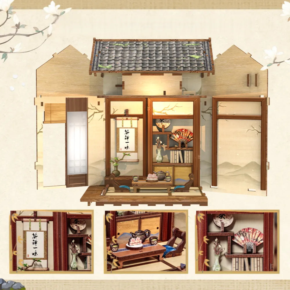 Kirishima Cha-an book nook kit – detail view 5