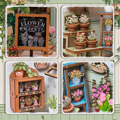 Champs-Élysées Florist Book Nook Kit