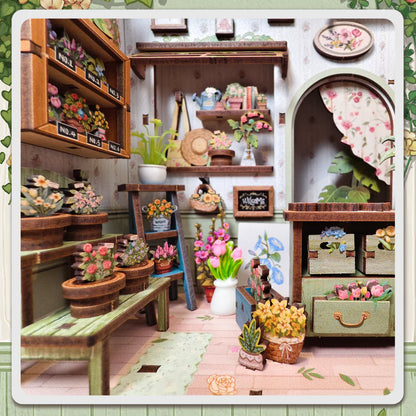 Champs-Élysées Florist Book Nook Kit