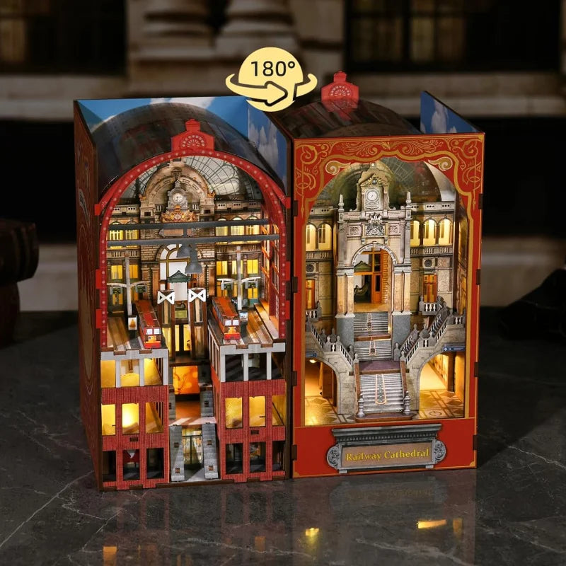 Railway Cathedral Book Nook Kit