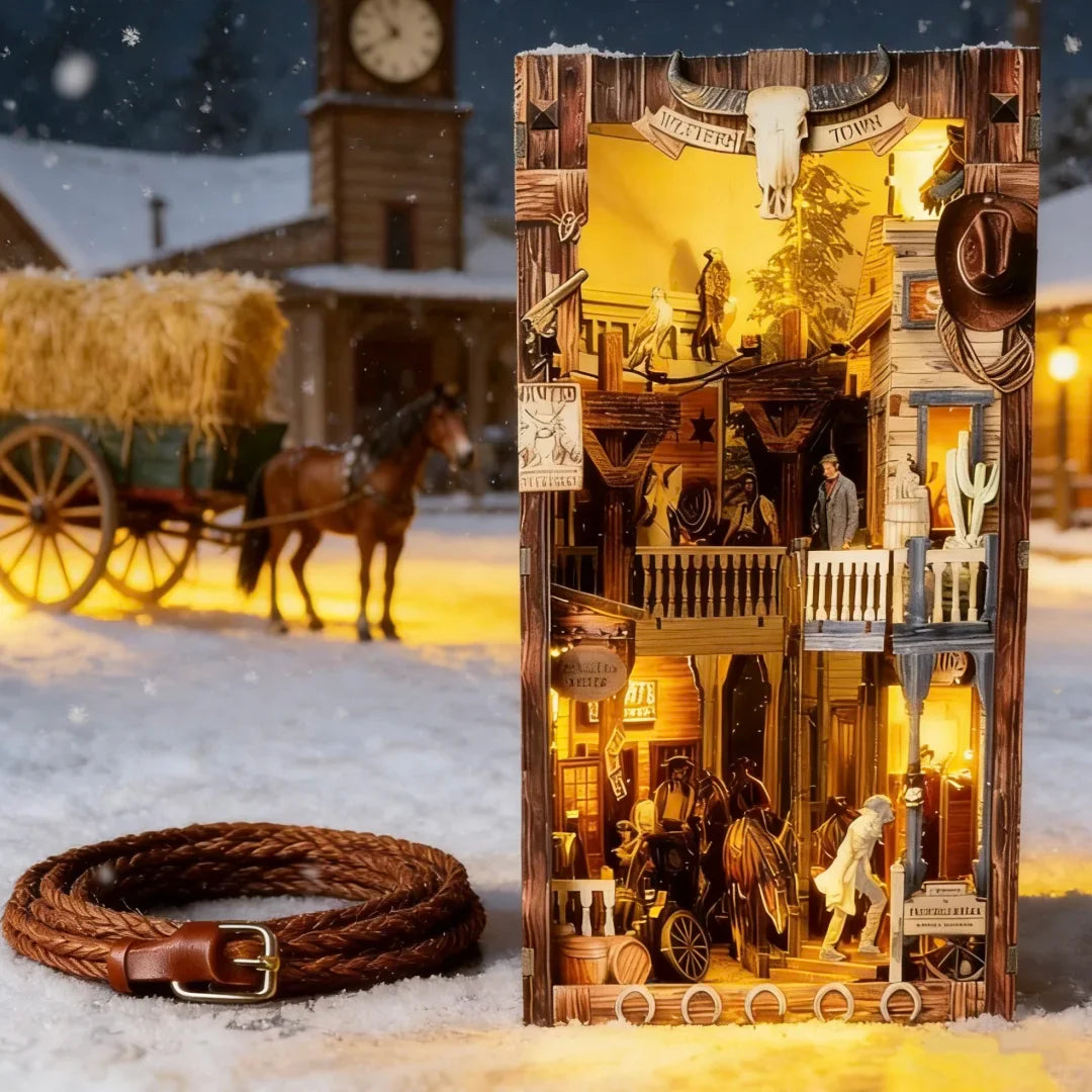 Western Town Book Nook Kit