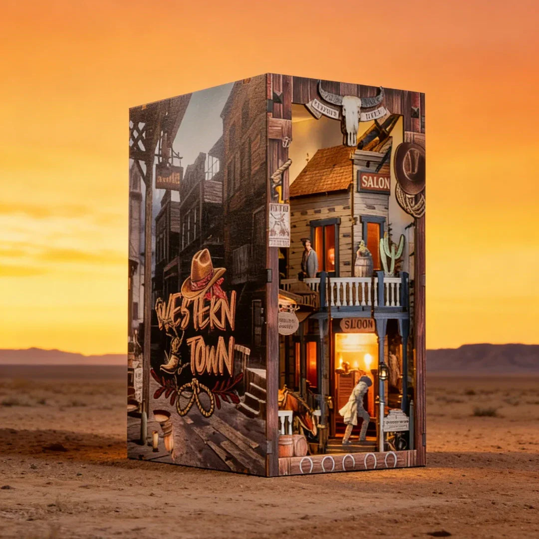 Western Town Book Nook Kit