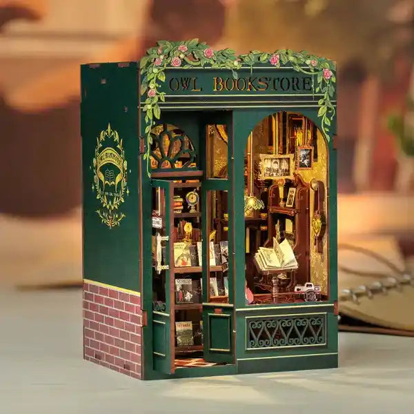 The Midnight Owl Bookstore Book Nook Kit