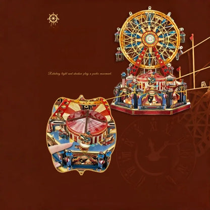 Century Ferris Wheel Wooden Music Box