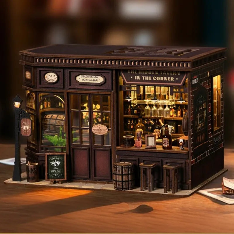 Corner Tavern Miniature House Kit