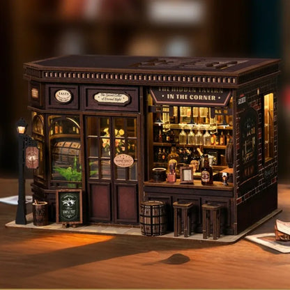 Corner Tavern Miniature House Kit