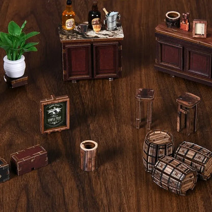 Corner Tavern Miniature House Kit