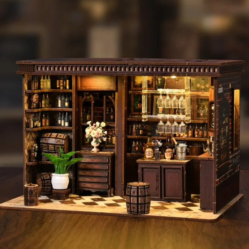 Corner Tavern Miniature House Kit