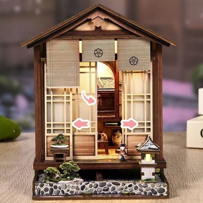 Moss-Lantern Harmony Garden Miniature House Kit