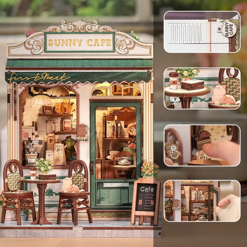 Sunny Cafe Miniature House Kit