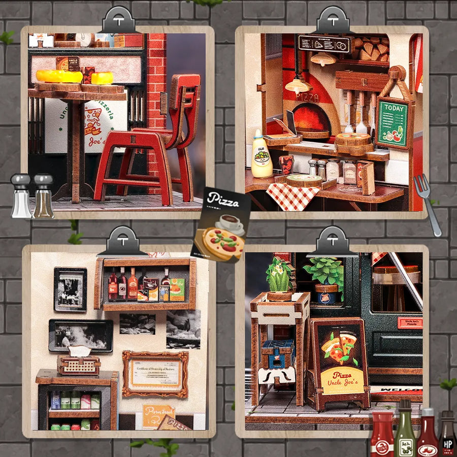 A Retro New York Pizzeria, in Miniature