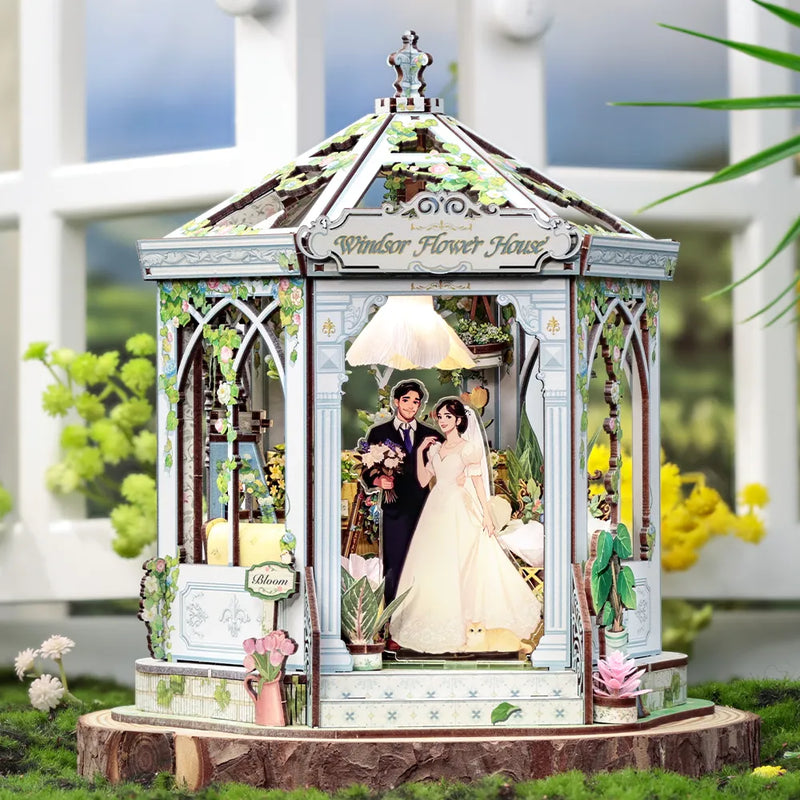 Windsor Flower House Miniature House Kit