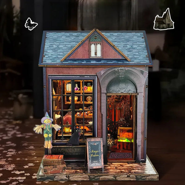 Dark Cabin Miniature House Kit