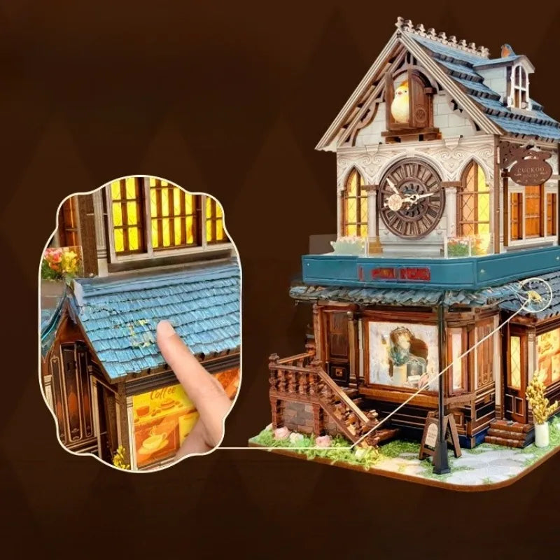 Cuckoo House 3D wooden puzzle – detail view 5