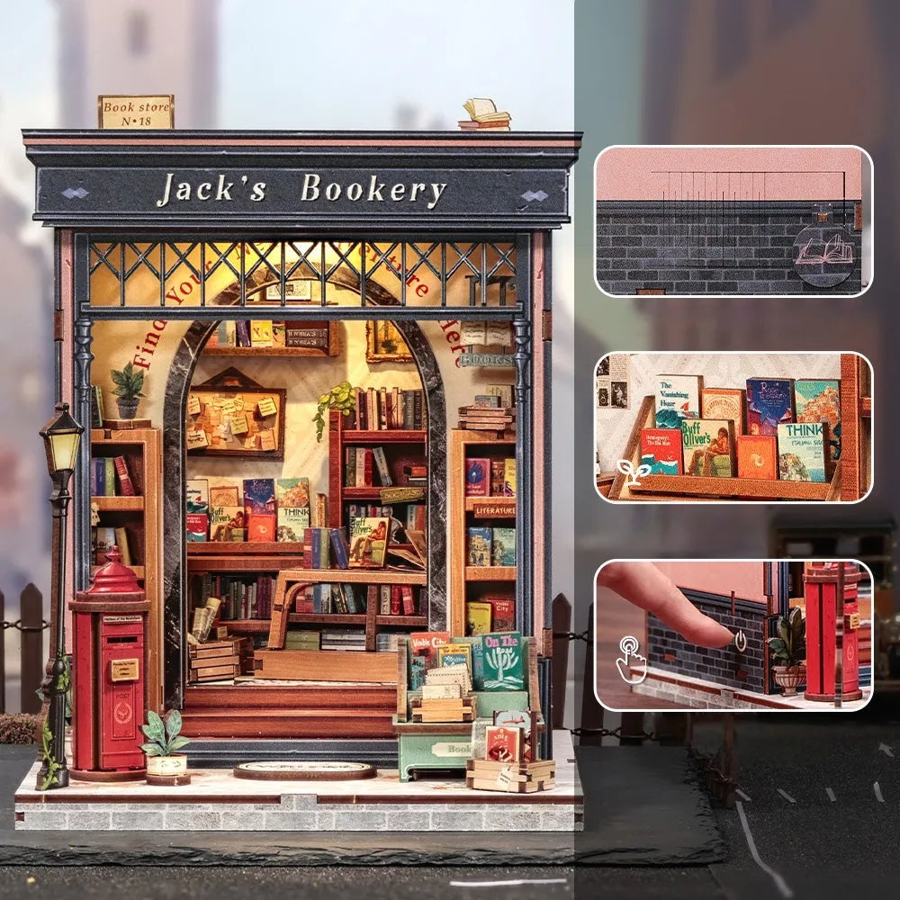 Jack's Bookery Miniature House Kit