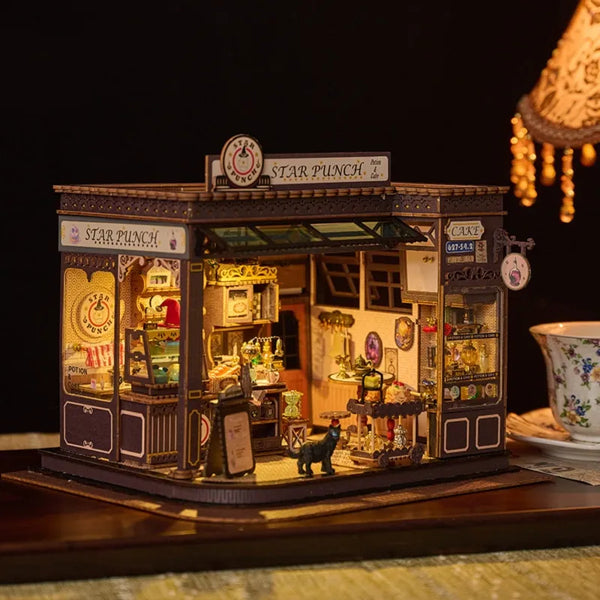 Magic Coffee Shop Miniature House Kit